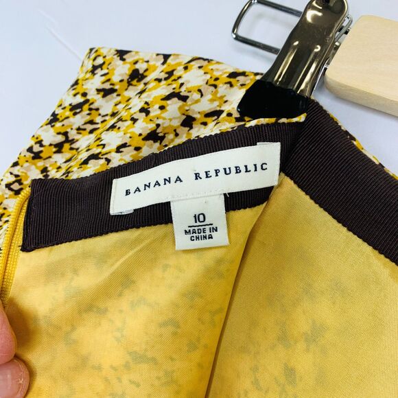 Womens Banana Republic Silk Pleated Skirt Academia‎ Boardroom Office - Picture 6 of 12